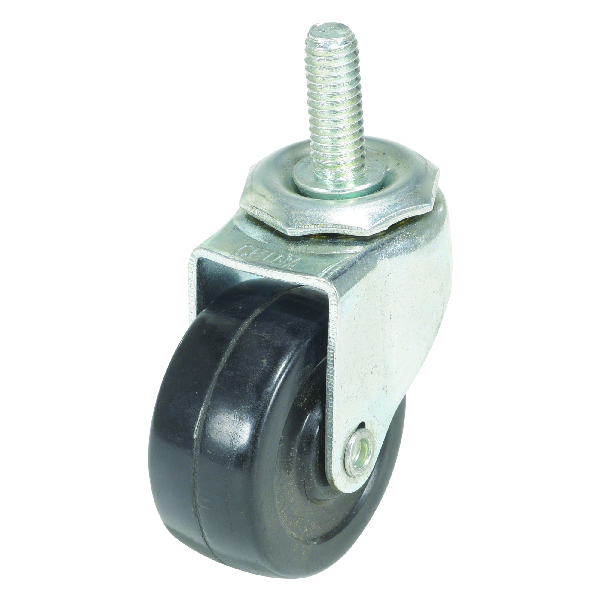 Vestil Polyolefin Stem Swivel Caster - 2in. Wheel Diameter, Black, Model# CST-PO-2X1-S-TS